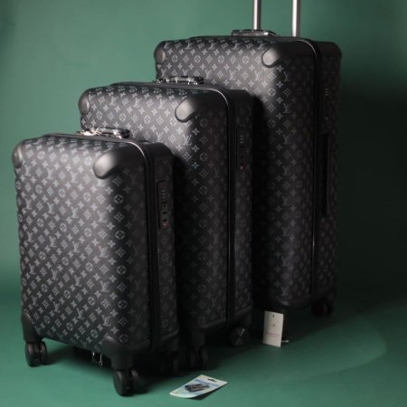 شنط سفر 3 قطع Louis Vuitton أسود